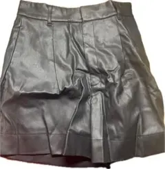 moussy レザー　ショート　パンツ
