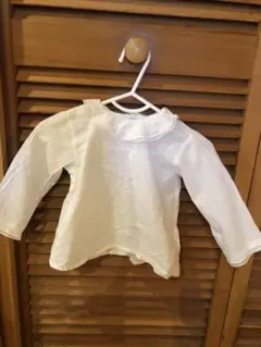 ボンポワン　ベビーホワイトシャツ 12m