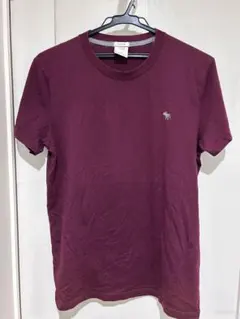 Abercrombie & Fitch バーガンディ Tシャツ S