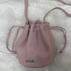 Maison de reefur 巾着ショルダーバッグ レザー型押し 本革のサムネイル