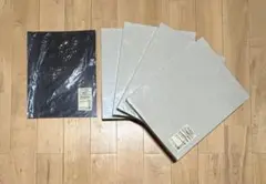 廃盤】無印良品 クラフト紙 アルバムバインダー A4ワイド 4穴 8セット