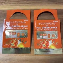 キリン x Mrs. GREEN APPLE ステッカー 2枚入×2