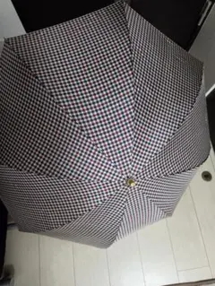 チェック柄 折りたたみ傘