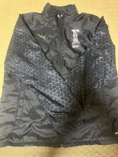 飯塚高校冬用ジャージPUMA ウィンドブレーカー 黒