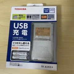 TOSHIBA AUREX FM/AMラジオ TY-SCR70 S - メルカリ