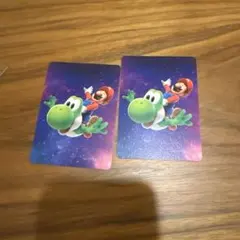 スーパーマリオギャラクシー カード 特典　マリオ　ヨッシー