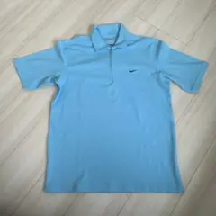 Nike FIT DRY 水色ポロシャツ M