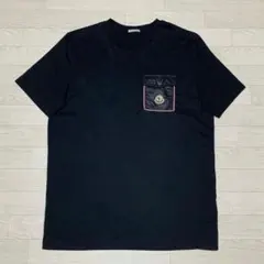 最新美品〕モンクレール ワッペン ブラック Tシャツ S 国内正規品 5S69