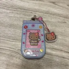 ハローキティ スライドガラケー 携帯 キーホルダー 日焼けキティ プライズのサムネイル