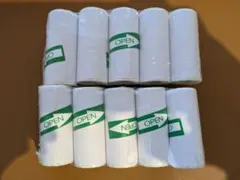 サーマルミニプリンター用ロール紙・用紙10本　57x25mm　ラベルシールタイプ