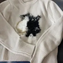 レディース猫ニット