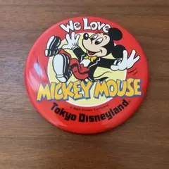 ●ディズニー レトロ ミッキーマウス 缶バッジ