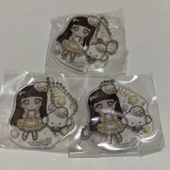ひみつのアイプリ×サンリオキャラクターズアクリルキーホルダー　つむぎ×こぎみゅん