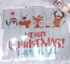 ダイヤモンドアートキット 45×55cm クリスマス ビーズアート