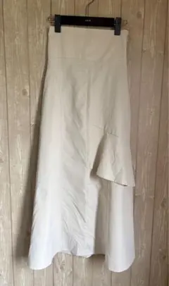 【9351】GRL グレイル アイボリー フレアロングスカート