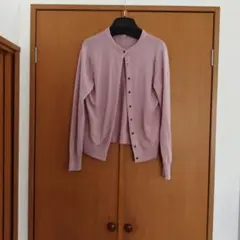 UNIQLO ピンク 長袖カーディガン L
