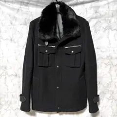 COMME CA ISM ファー　ウールジャケット　コート　ブルゾン