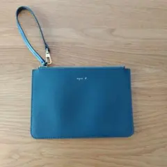 レザー ポーチ　アニエス・ベー