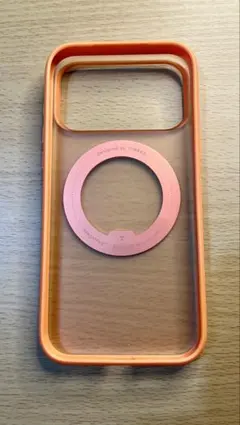 torras iPhone 17promax ケース オレンジクリアケース