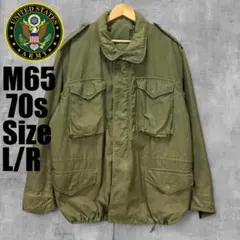 76年 米軍実物 M-65 3rd フィールドジャケット L/R OG107