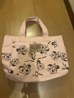 ミニーマウス プリント トートバッグ ピンクのサムネイル