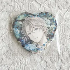 にじさんじ Rose Valentine ハート缶バッジ 甲斐田晴 ①