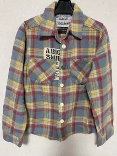 JUNK STORE チェック柄 長袖シャツ 140サイズ☆