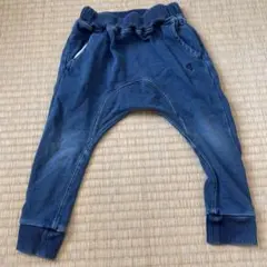 quoti use fith ダークブルー ハーレムパンツ