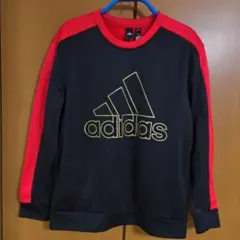 adidas 黒赤 トレーナー 160