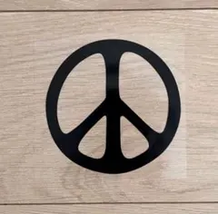 【10㎝】SUGIZO peace mark カッティングステッカー ブラック