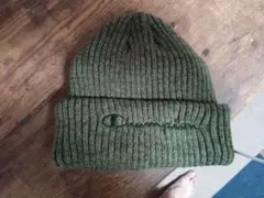 Champion ニット帽 オリーブグリーン 57-59cm　タグ無し