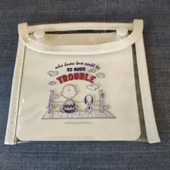 未使用 2024 SNOOPY スヌーピー PEANUTS ビニールポーチ