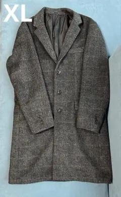 THE SHOP TK チェスターコート XL グレー系チェック