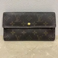 ルイヴィトン モノグラム 長財布 ポルトフォイユ・インターナショナル 難あり