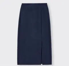 GU カットソーナローミディスカート ネイビー 新品