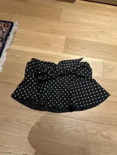 Lily Brown ドット柄ラップスカート