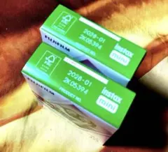 【2個セット】富士フィルム チェキフィルム instax mini 10枚入×2