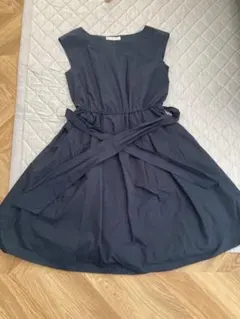 KUMIKYOKU ネイビー ノースリーブワンピース サイズ2