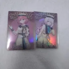 【匿名配送】にじさんじ ウエハース カード 笹木咲　椎名唯華