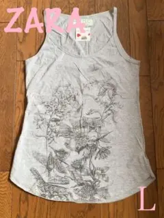 ZARA TRF タンクトップ 新品・未使用　サイズＬのサムネイル