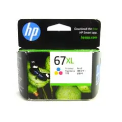 HP67XL 純正インクカートリッジ 3色 - メルカリ