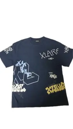 XLARGE グラフィックTシャツ ネイビー