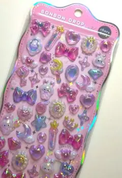 新品　ボンボンドロップシール　ほうせきボンボン オーロラ クーリア