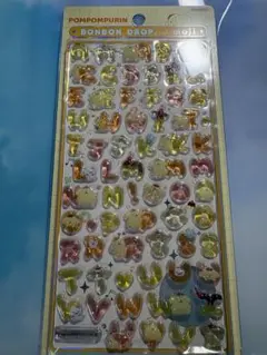 サンリオ ボンボンドロップシール もじ ポムポムプリン