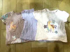 NEXT80センチ　ユニコーンプリント Tシャツ 3点セット