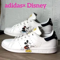adidas× Disney⭐️コラボ　スタンスミス×ミッキーミニー スニーカー