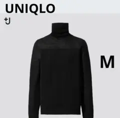 ユニクロ　エクストラファインメリノタートルネックセーター　M