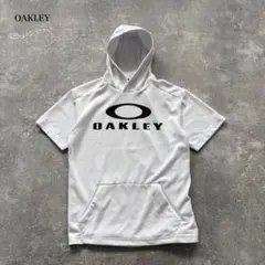 【OAKLEY】 オークリー 半袖パーカー スウェット フーディ Mサイズのサムネイル