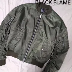 BLVCK FLAME ブラックフレイム MA-1 フライトジャケット カーキ