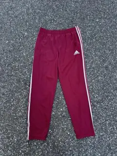 adidas バーガンディ ジャージパンツ
